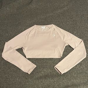 Gymshark training long sleeve crop top